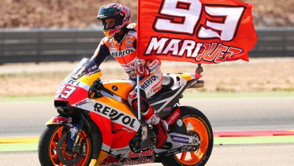 Pembalap Tim Repsol Honda, Marc Marquez (Ist) Pembalap Tim Repsol Honda, Marc Marquez (Ist)