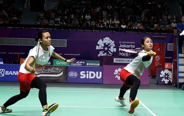 Pasangan ganda putri Indonesia, Della Destiara Haris/Rizki Amelia Pradipta (Ist) Pasangan ganda putri Indonesia, Della Destiara Haris/Rizki Amelia Pradipta (Ist)