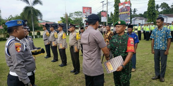 Upacara Pemberian Penghargaan ini dipimpin langsung Kapolres Kampar AKBP Andri Ananta Yudhistira SIK, MH (ist)