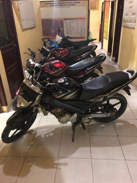 Sepeda motor hasil curian yang diamankan/ardi/elpi Sepeda motor hasil curian yang diamankan/ardi/elpi