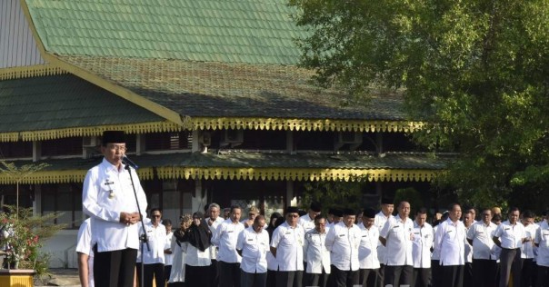 HM Wardan pimpin apel perdana di tahun 2019/rgo/elpi HM Wardan pimpin apel perdana di tahun 2019/rgo/elpi