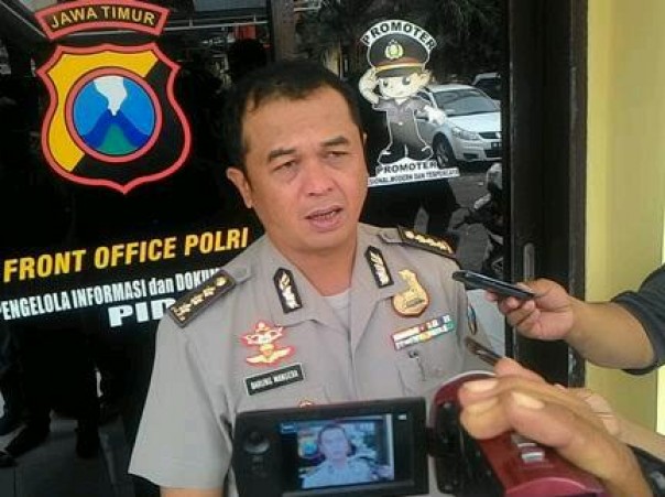 Kabid Humas Polda Jatim, Kombes Pol Frans Barung Mangera (ist)