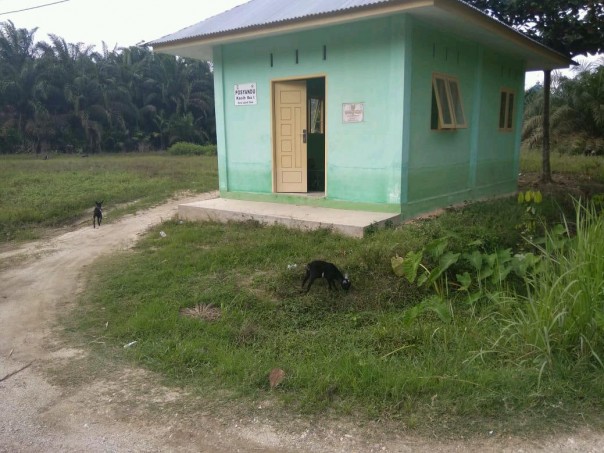 Lokasi posyandu yang terlihat terbangkalai pintu terbuka dan keadaan belum pernah dimanfaatkan semenjak dibangun (Toni) Lokasi posyandu yang terlihat terbangkalai pintu terbuka dan keadaan belum pernah dimanfaatkan semenjak dibangun (Toni)