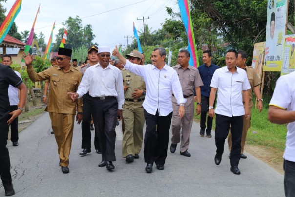 H Syamsuar saay berkunjung ke Kecamatan Sungai Apit/lin/elpi H Syamsuar saay berkunjung ke Kecamatan Sungai Apit/lin/elpi