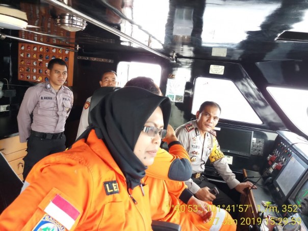 Kapolres Bengkalis bersama Tim SAR/hari/elpi Kapolres Bengkalis bersama Tim SAR/hari/elpi