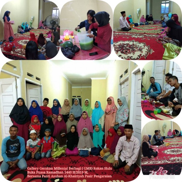 GMB Kabupaten Rokan Hulu berbuka puasa Ramadhan 1440 H/2019 M bersama dengan Anak Panti Asuhan Al- Khairiyah /alfa GMB Kabupaten Rokan Hulu berbuka puasa Ramadhan 1440 H/2019 M bersama dengan Anak Panti Asuhan Al- Khairiyah /alfa