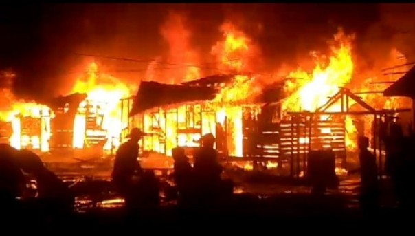 Kebakaran di Pondok Pesantren Dar Aswaja Rohil Kebakaran di Pondok Pesantren Dar Aswaja Rohil