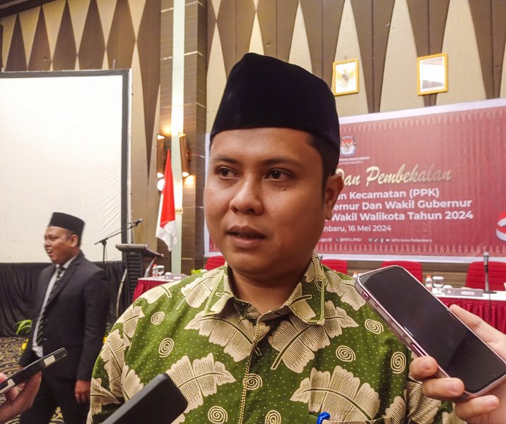 Ketua KPU Pekanbaru Raga Perwira. Foto: Surya/Riau1.