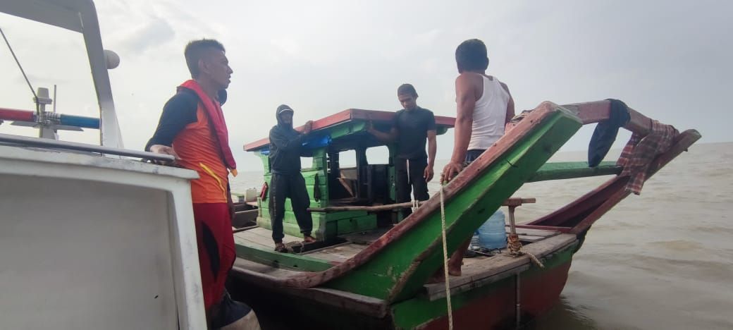 Pencarian nelayan di Rokan Hilir yang dilaporkan hilang kontak saat mencari ikan