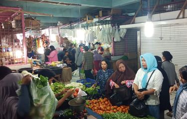 Jual beli di Pasar Tradisional Kota Batam/Kompas.com