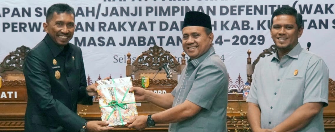 Penyerahan Draf Perda RTRW Kuansing 2024-2044