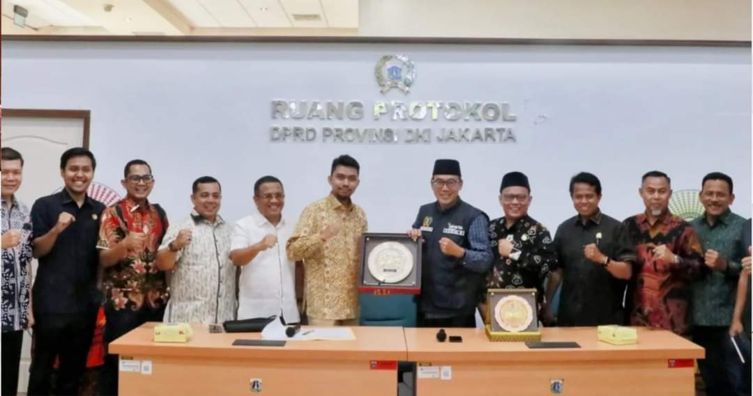 Rombongan Komisi IV DPRD Riau di DPRD DKI Jakarta