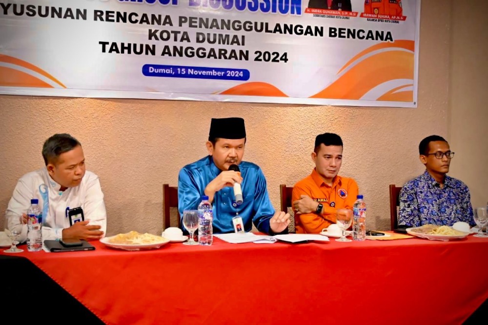 FGD Penyusunan Rencana Penanggulangan Bencana Kota Dumai