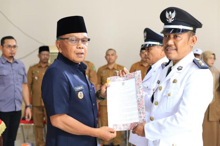 Pelantikan Pj Kades Alahair Meranti