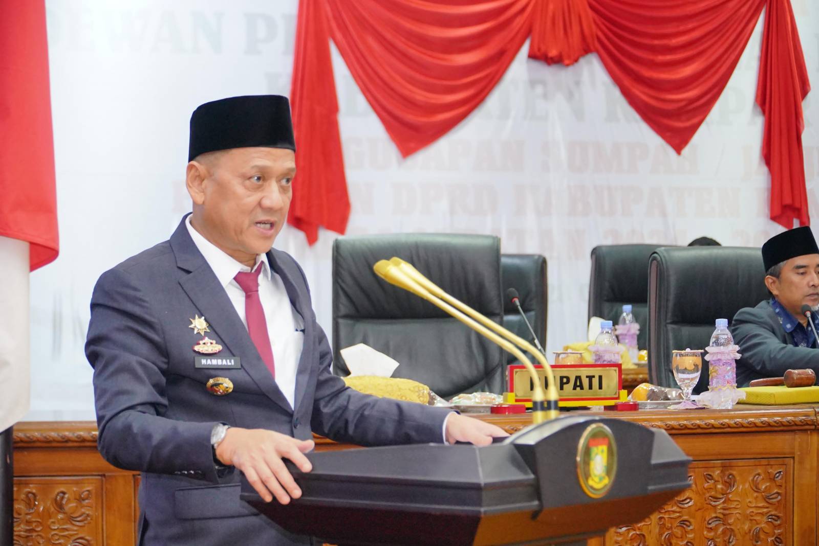 Pj Bupati Kampar, Hambali di Paripurna DPRD