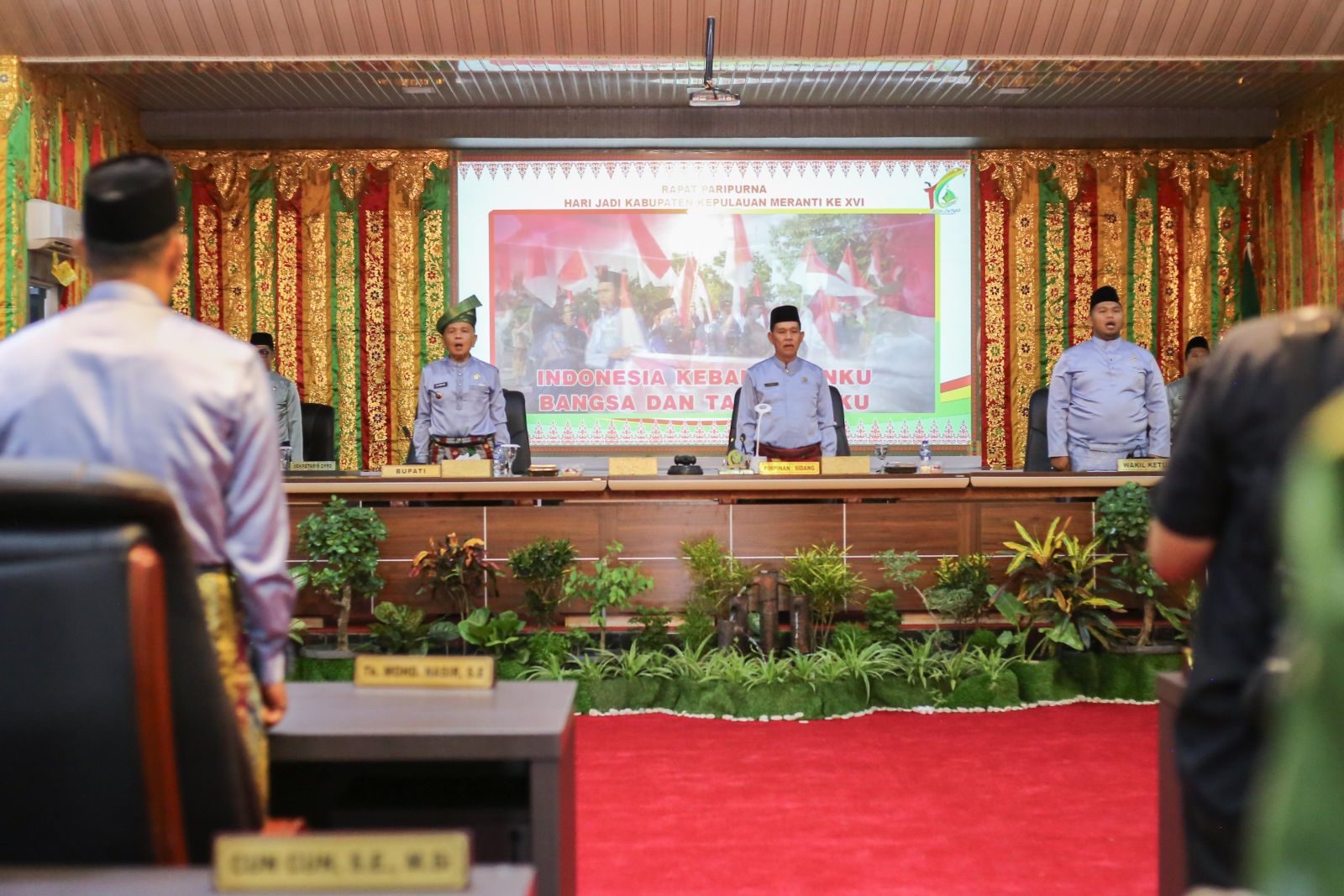 Rapat Paripurna Istimewa DPRD dalam rangka HUT Kabupaten Kepulauan Meranti ke-16/Riaureview.com