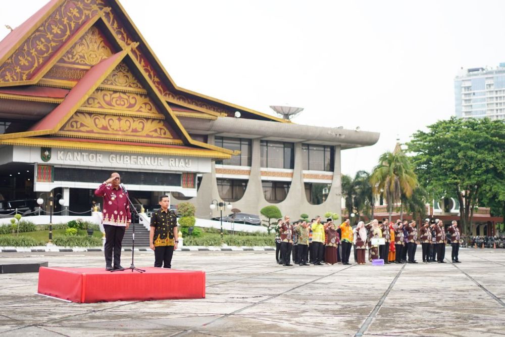 Apel pertama pegawai Pemprov Riau tahun 2025