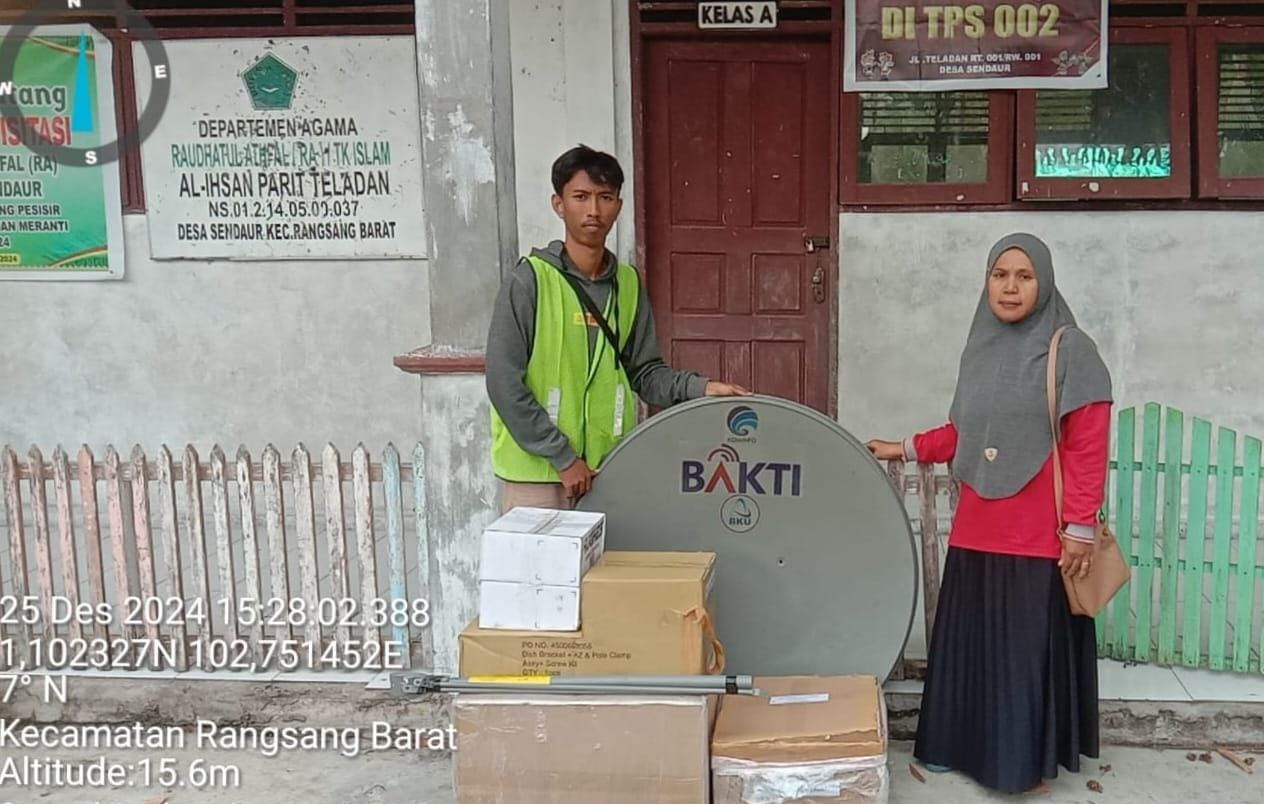 Sekolah di Meranti yang mendapat bantuan akses internet