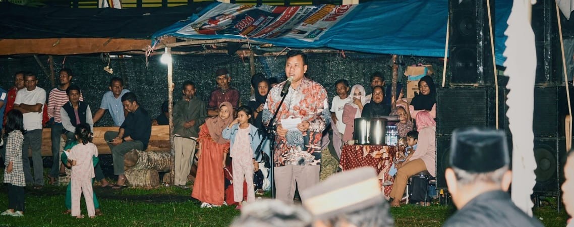 Bupati Kuansing, Suhardiman Amby di Kelurahan Benai