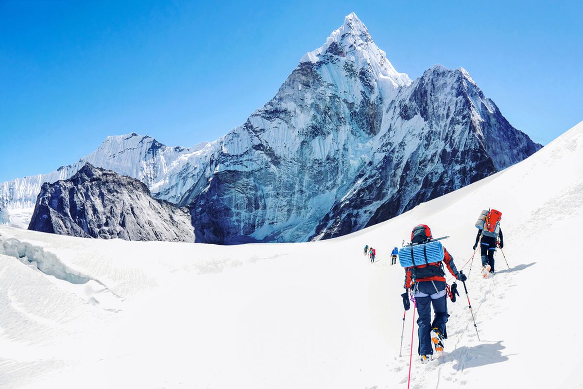 Pendaki Gunung Everest/Shutterstock