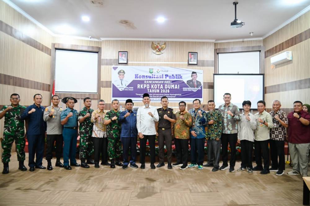 Peserta Forum Konsultasi Publik Rancangan Awal Rencana Kerja Pemerintah Daerah Kota Dumai Tahun 2026