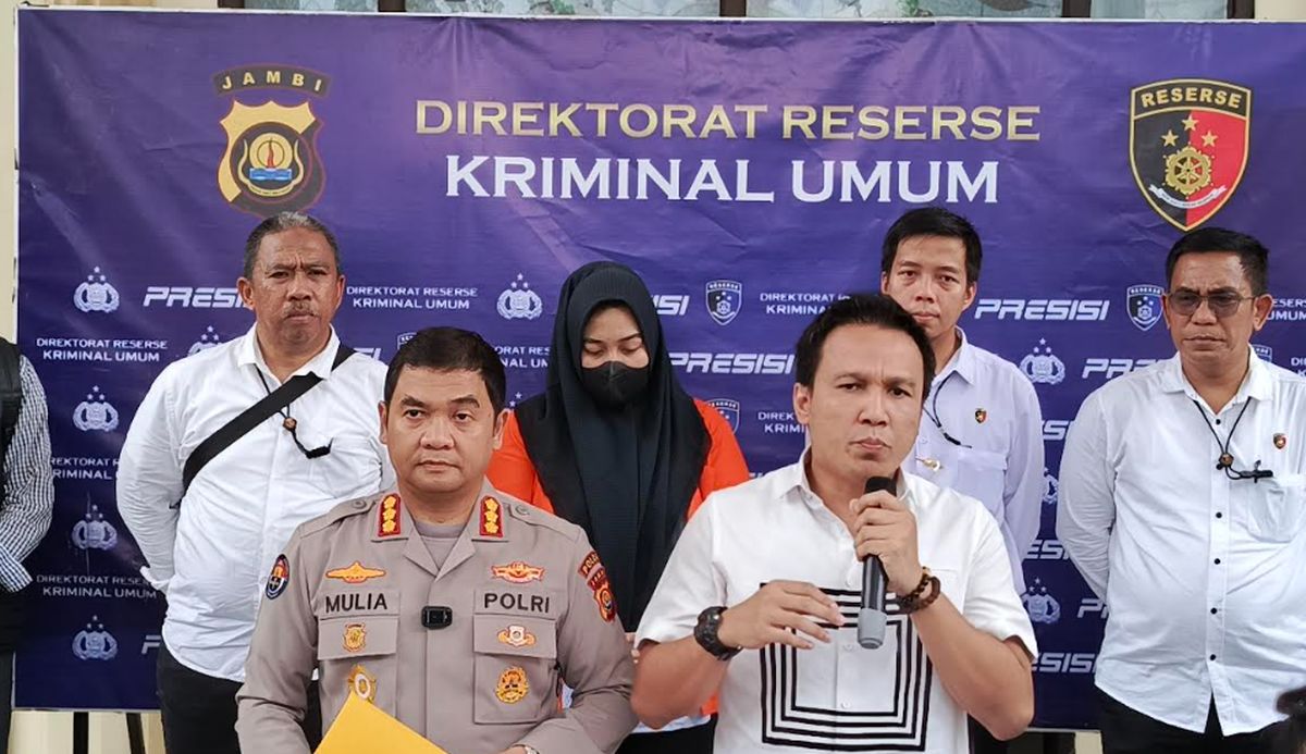 Keterangan Pers Ditreskrimum Polda Jambi/Okezone