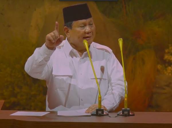 Presiden Prabowo Subianto/Dok YouTube Gerindra