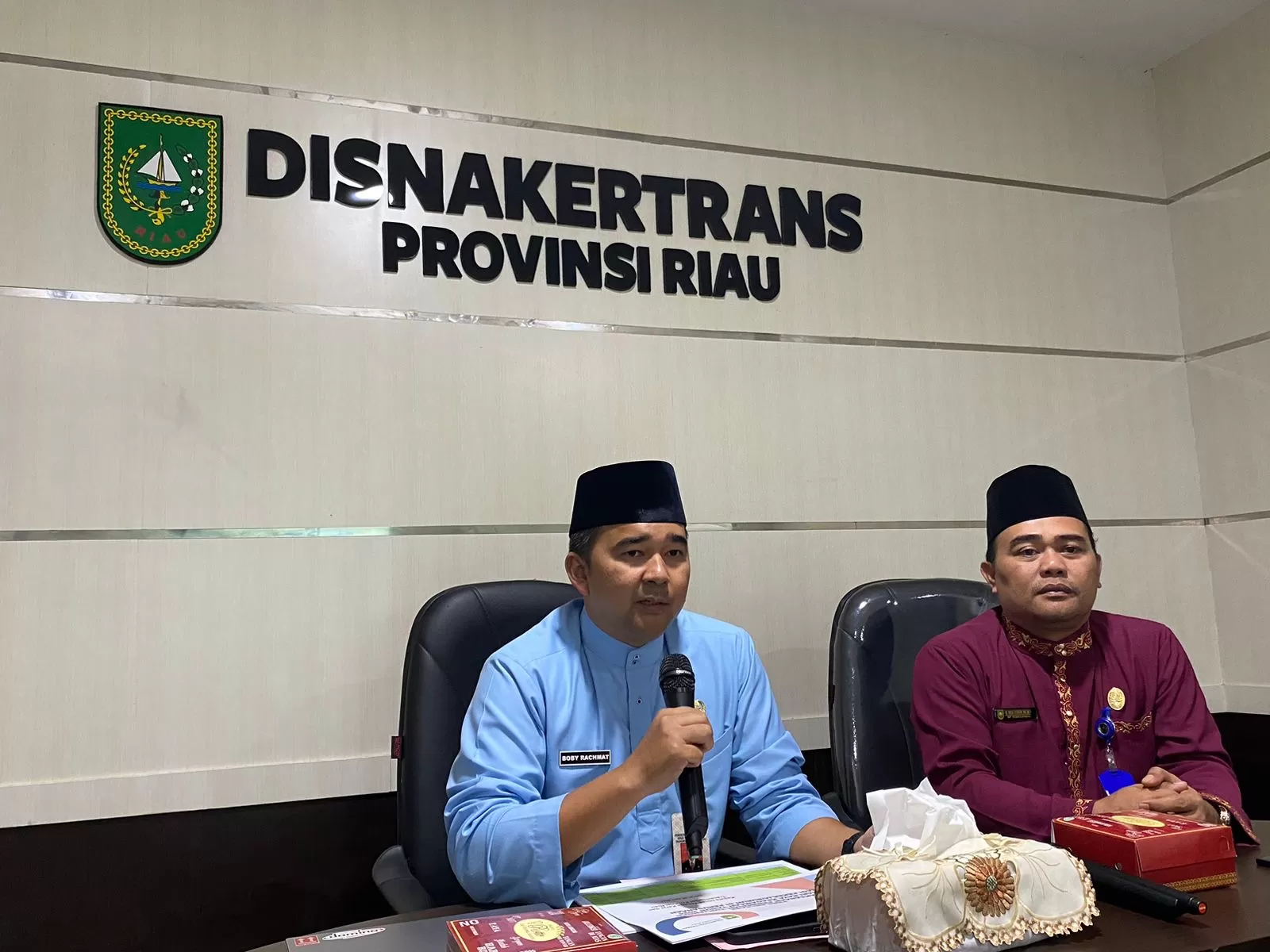 Kepala Disnakertrans Riau, Boby Rachmat