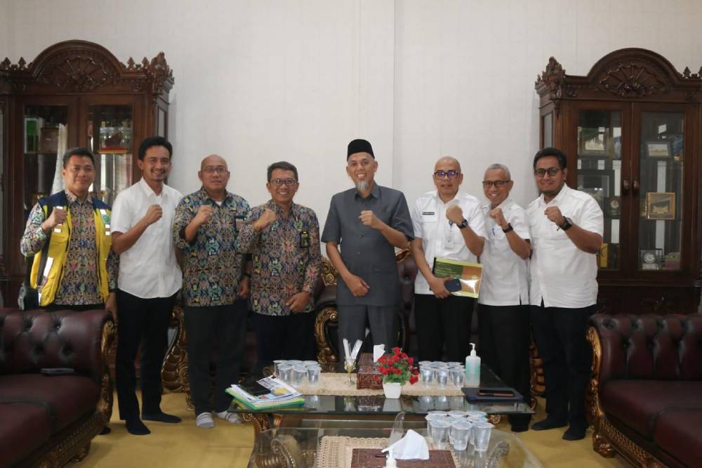 Pertemuan Wako Dumai dengan Kepala BPJN Riau