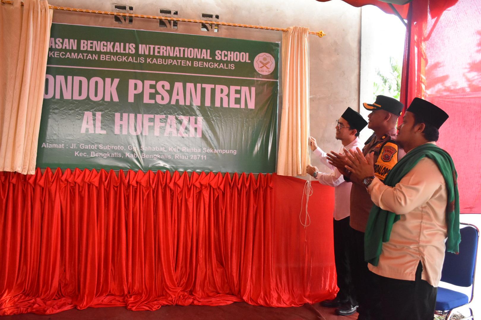 Peresmian Pondok Pesantren (Ponpes) Al Huffazh di Kecamatan Bengkalis