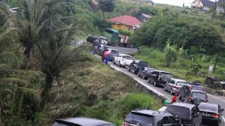 Lalu lintas di Bukittinggi/Antara