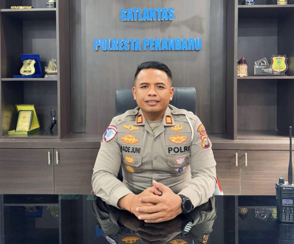 Kasat Lantas Polresta Pekanbaru AKP I Made Juni Artawan