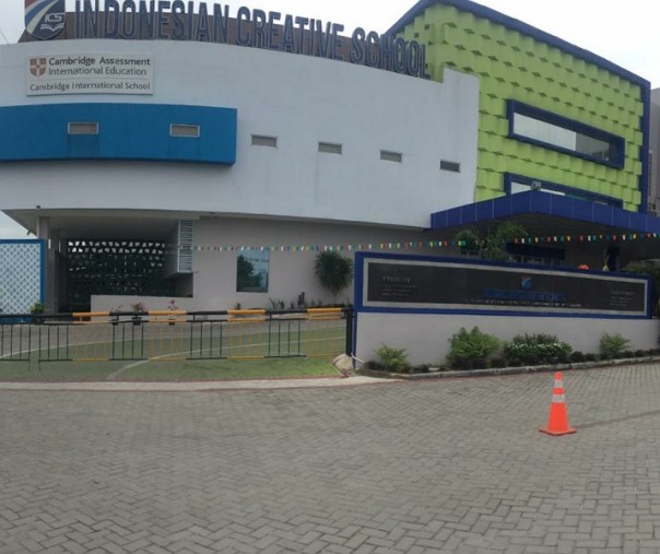 Indonesian Creative School Pekanbaru di Jalan Melati III, Kecamatan Sidomulyo Timur, Kecamatan Marpoyan Damai. Foto: Riau1.