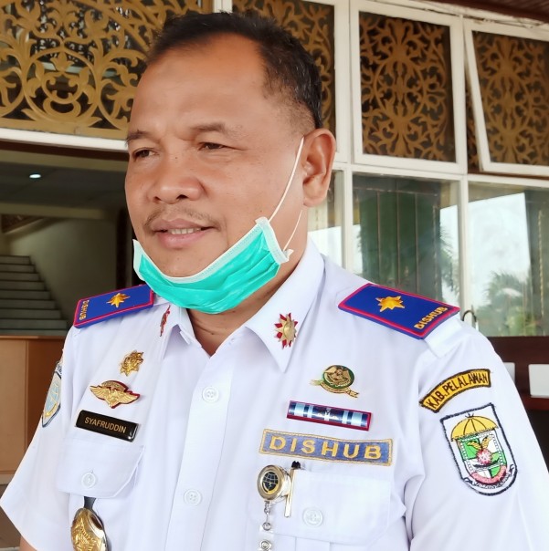 Kepala Dinas Perhubungan Kabupaten Pelalawan Syafarudin