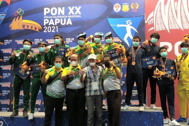 Atlet PON Riau di Papua