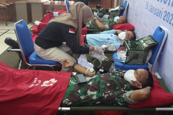 Bantu Penuhi Stok Darah PMI, BC Tembilahan Gelar Donor Darah