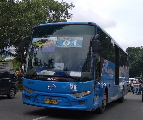 Bus Trans Metro Pekanbaru. Foto: Surya/Riau1.