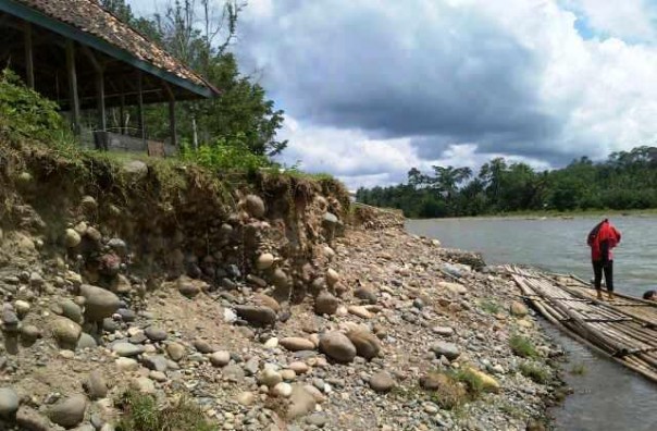 Abrasi di Sungai Indragiri