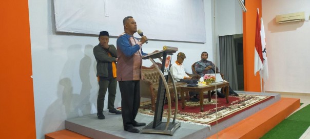Ketua Bidang Pemenang Pemilu dan Pilkada DPD PKS Pekanbaru Hamdani dalam sambutannya 